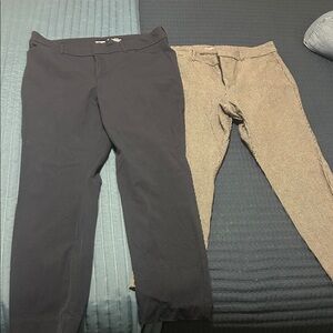 Navy and houndstooth Pants Set